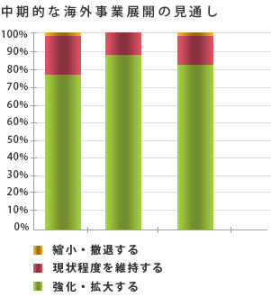 中期的な海外事業展開見通し